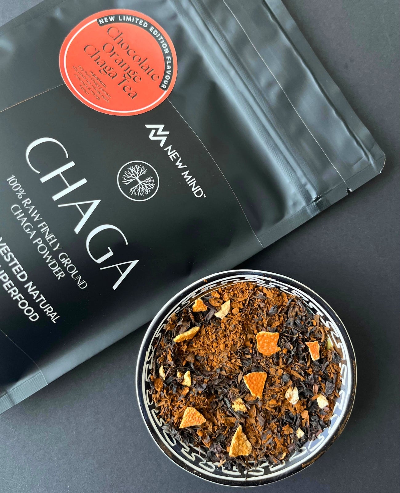 Chocolate Orange Chaga Tea (100g/20 servings)