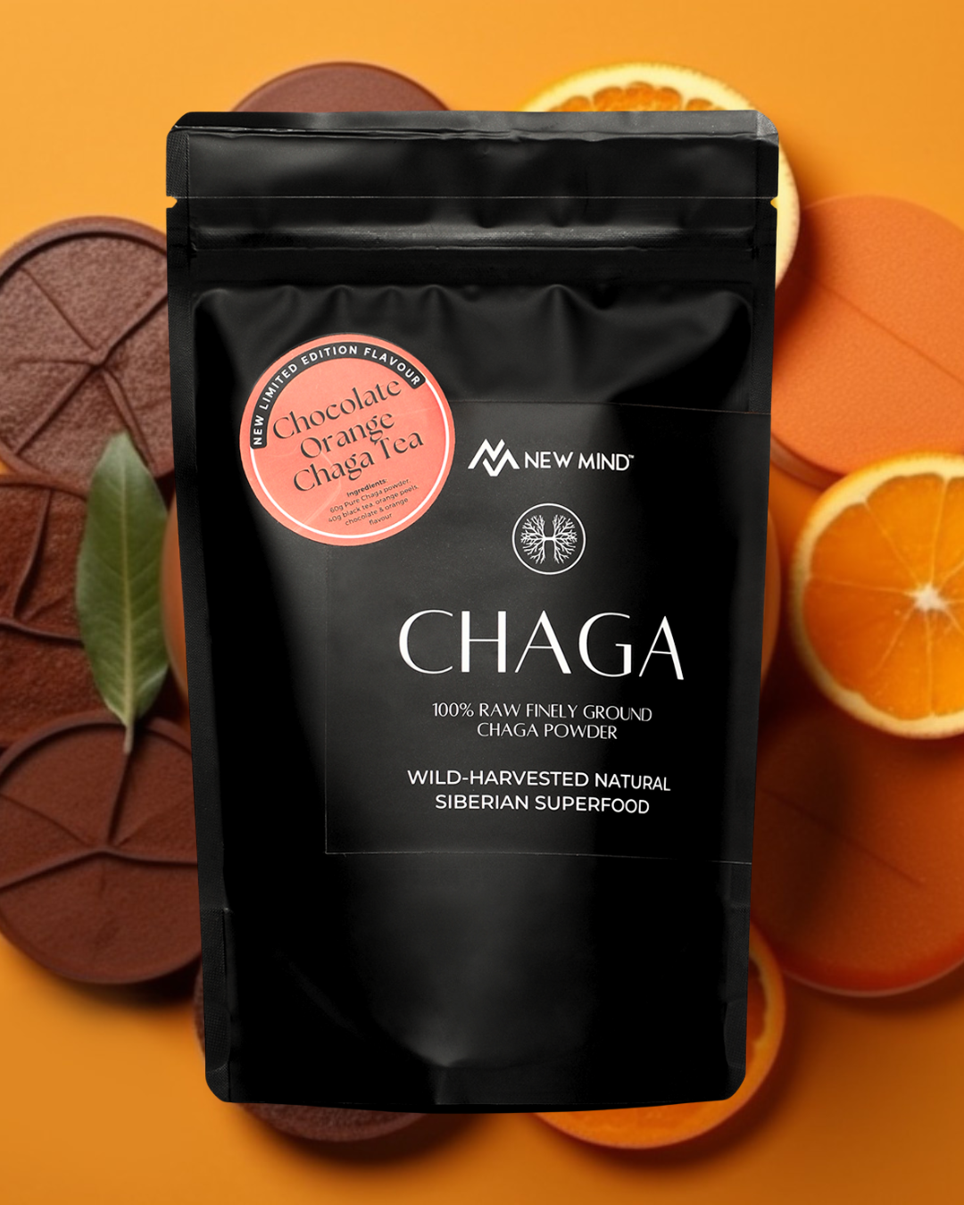 Chocolate Orange Chaga Tea (100g/20 servings)