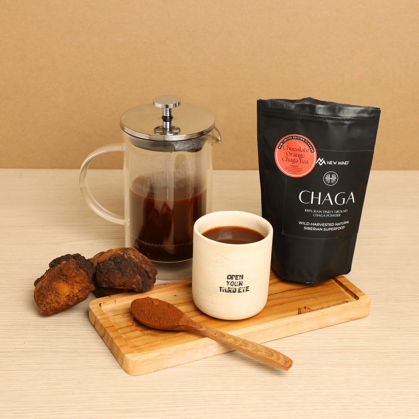 Chocolate Orange Chaga Tea (100g/20 servings)